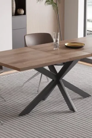 Uitschuifbare Eettafel Kos 160-200cm Donkerbruin Blad - RF52160-3 Favoriet