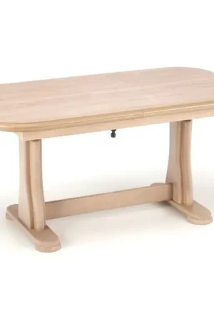 Speciale Aanbieding Uitschuifbare Salontafel Tymon 2 MassiefEiken In Hoogte Verstelbaar