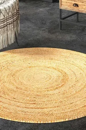 Puur Natuur Tapijt Ø150cm Natuurlijk Jute - 44434 Koop Online
