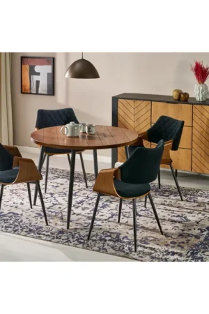 Shop Nu Moderne Ronde Eettafel Barry Warm Walnoot Bruin Ø105cm